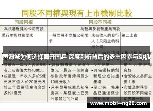 黄海诚为何选择离开国乒 深度剖析背后的多重因素与动机