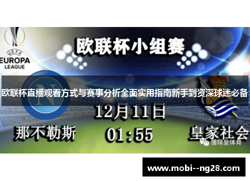 欧联杯直播观看方式与赛事分析全面实用指南新手到资深球迷必备 欧联杯直播观看方式与赛事分析全面实用指南新手到资深球迷必备